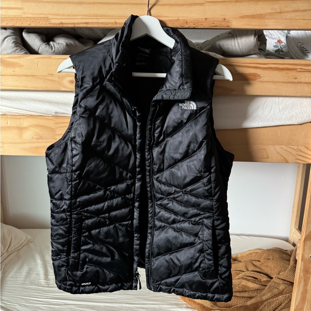 The north face black vest